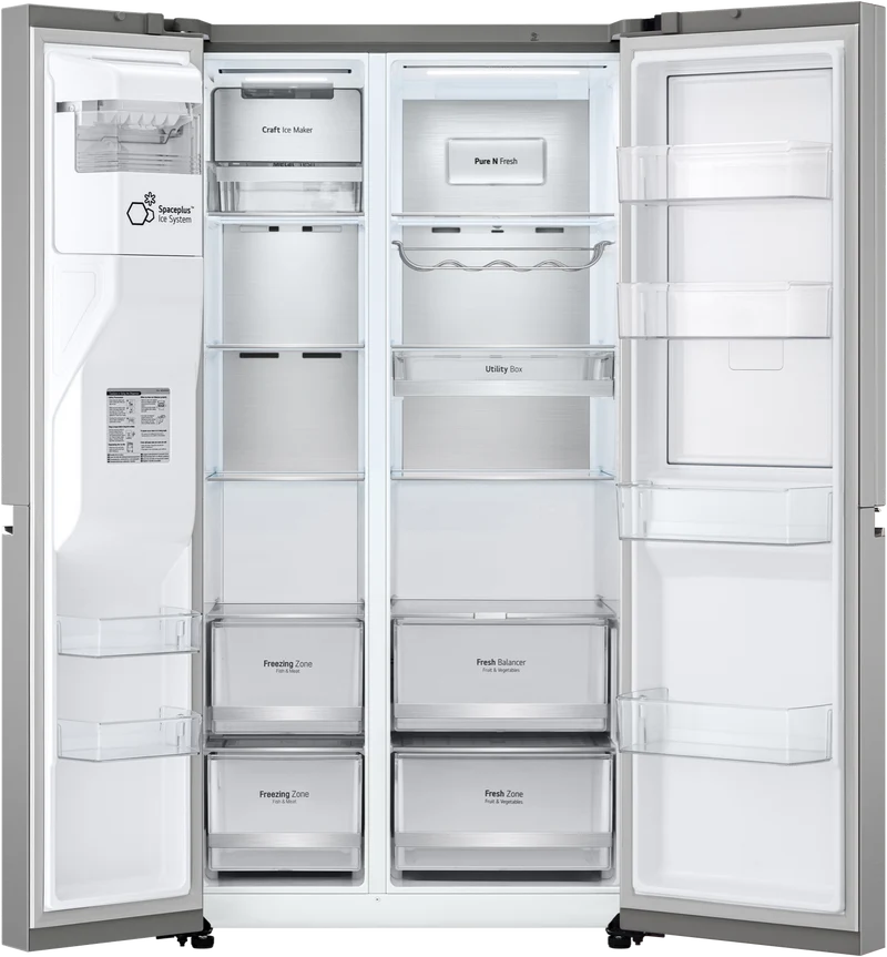 LG 635L Side By Side Refrigerator