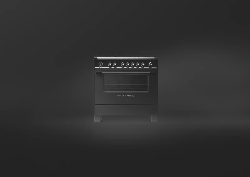Fisher & Paykel 90cm Series 9 Classic 5 Burner Dual Fuel Pyrolytic Cooker