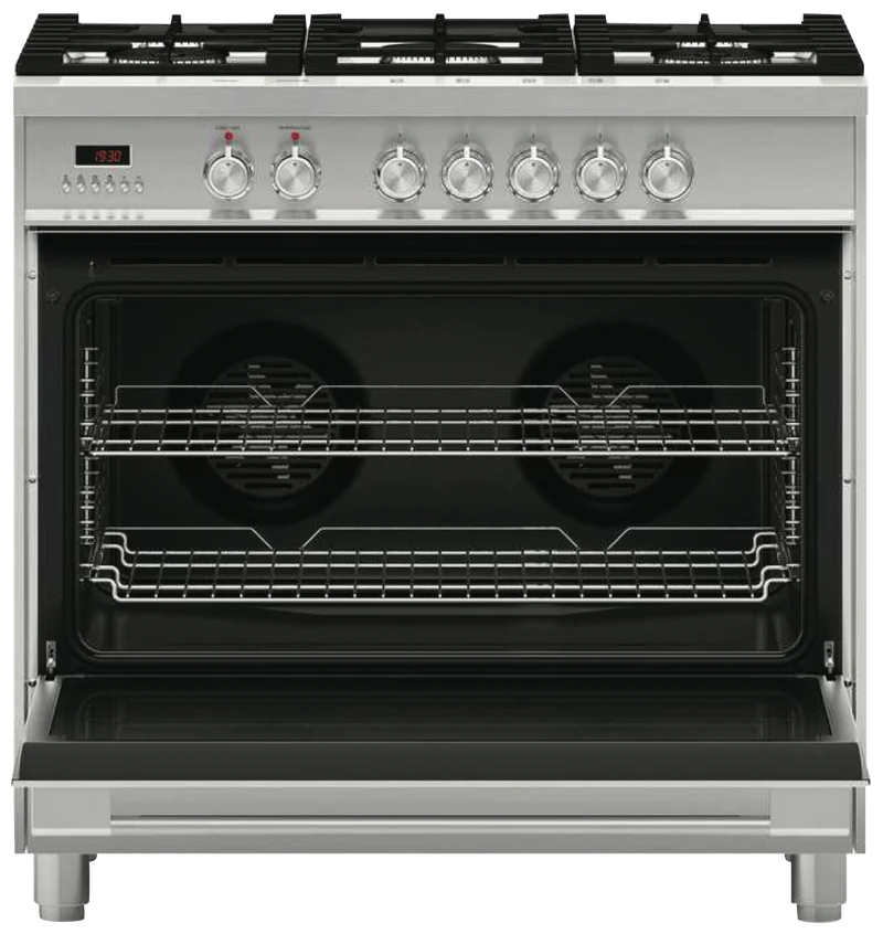 Fisher & Paykel 90cm Series 5 Classic 5 Burner Dual Fuel Cooker