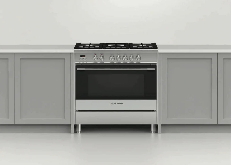 Fisher & Paykel 90cm Series 5 Classic 5 Burner Dual Fuel Cooker