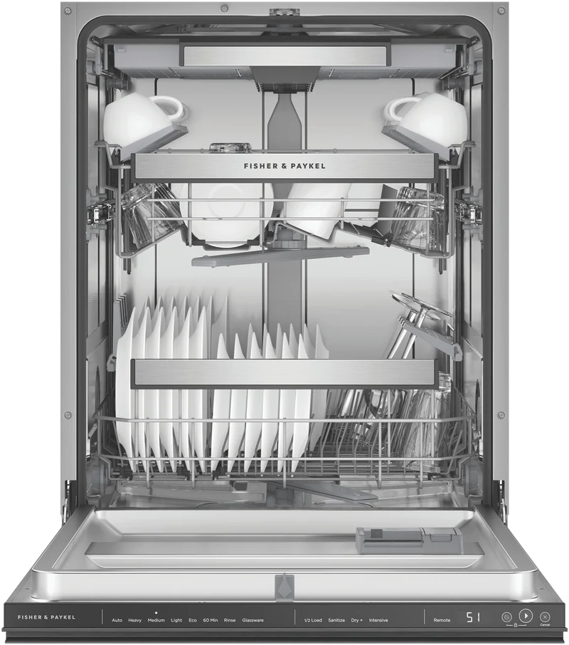Fisher & Paykel Series 9, Contemporary Tall Built-under Dishwasher