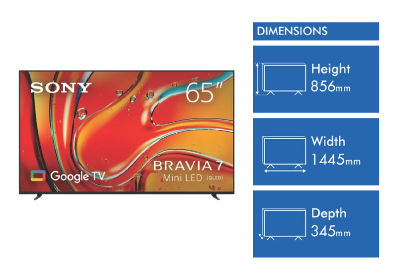 Sony 65" BRAVIA 7 4K Mini-LED Google TV 24