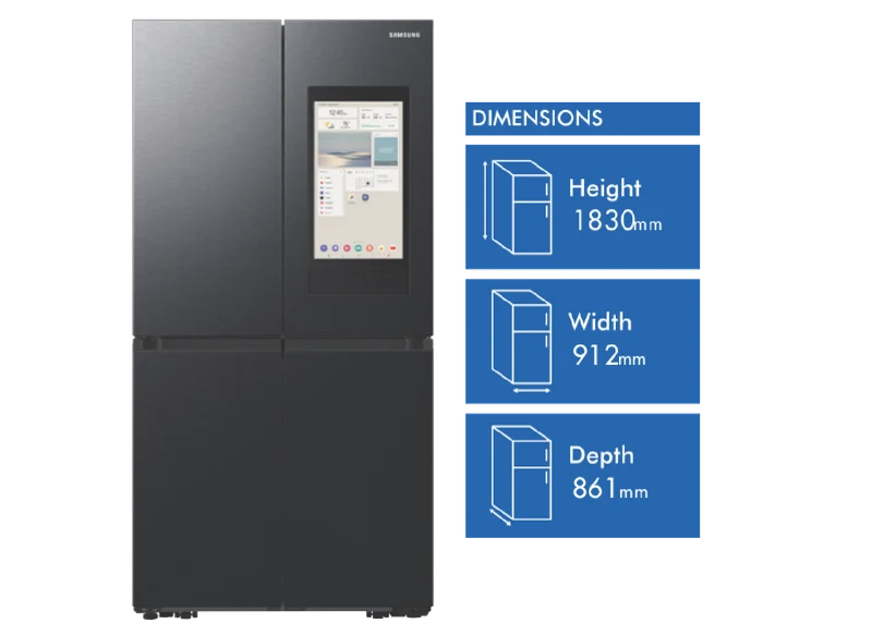 Samsung 809L AI Family Hub Refrigerator