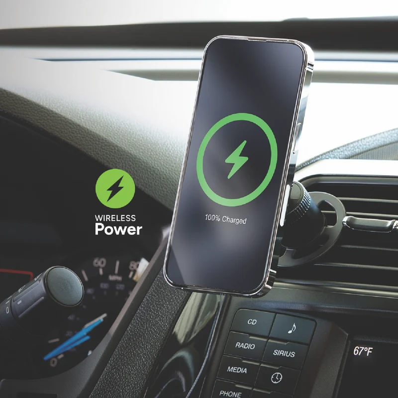 Mophie Snap+ wireless magnetic vent mount w/extention arm