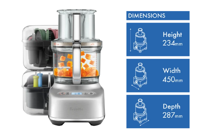 Breville The Paradice 16" Food Processor Brushed Stainless Steel
