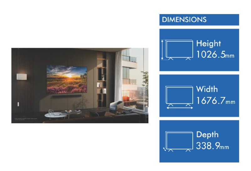 Samsung 75" Q60D 4K QLED Smart TV 24
