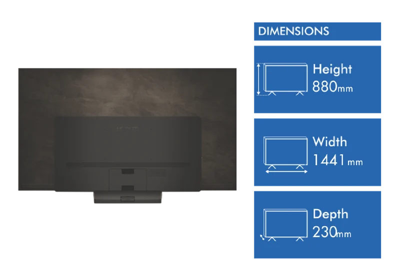 LG 65" OLED EVO C4 4K Smart TV 24