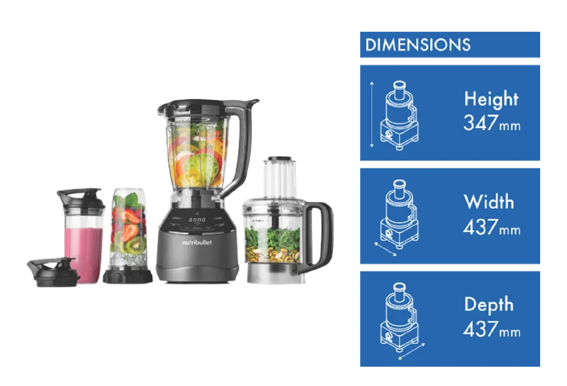 NUTRIBULLET Smart Touch Triple Prep System