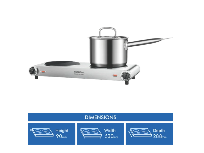 Kambrook Portable Double Ceramic Hotplate