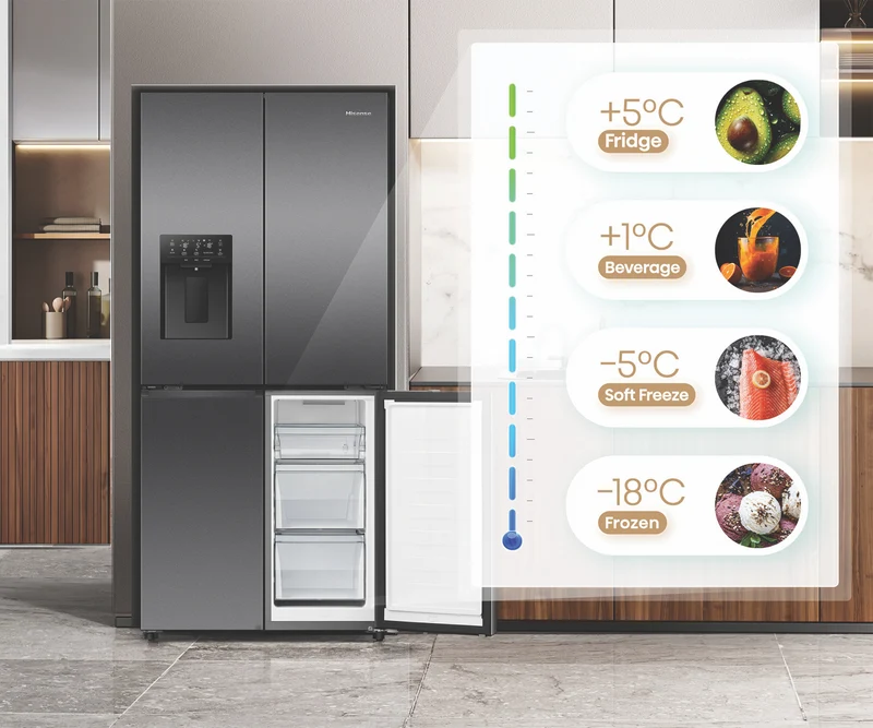 Hisense 483L French Door Refrigerator
