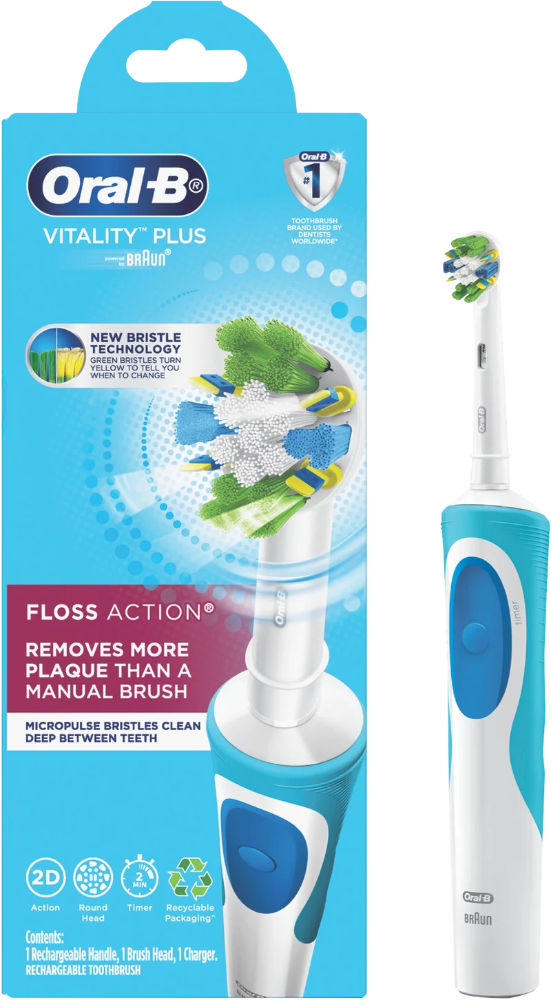 Oral B Vitality+ Power Brush Floss Action