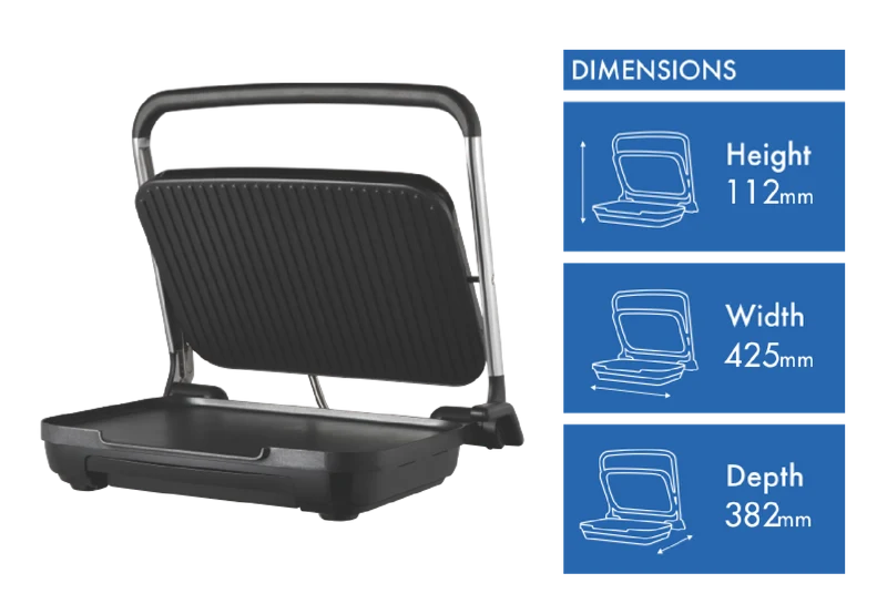 Sunbeam Caf Style 6 Slice Sandwich Grill and Press