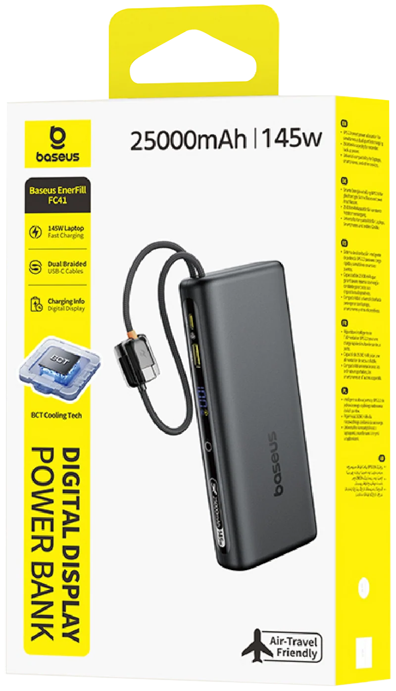 Baseus EnerFill 145W 25,000mAh Laptop Power Bank