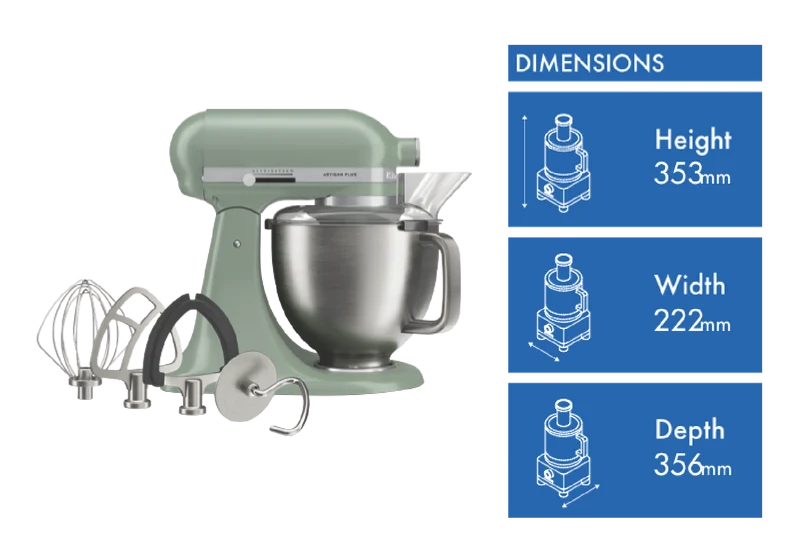 KitchenAid Artisan Plus Tilt Head Stand Mixer Cardamom
