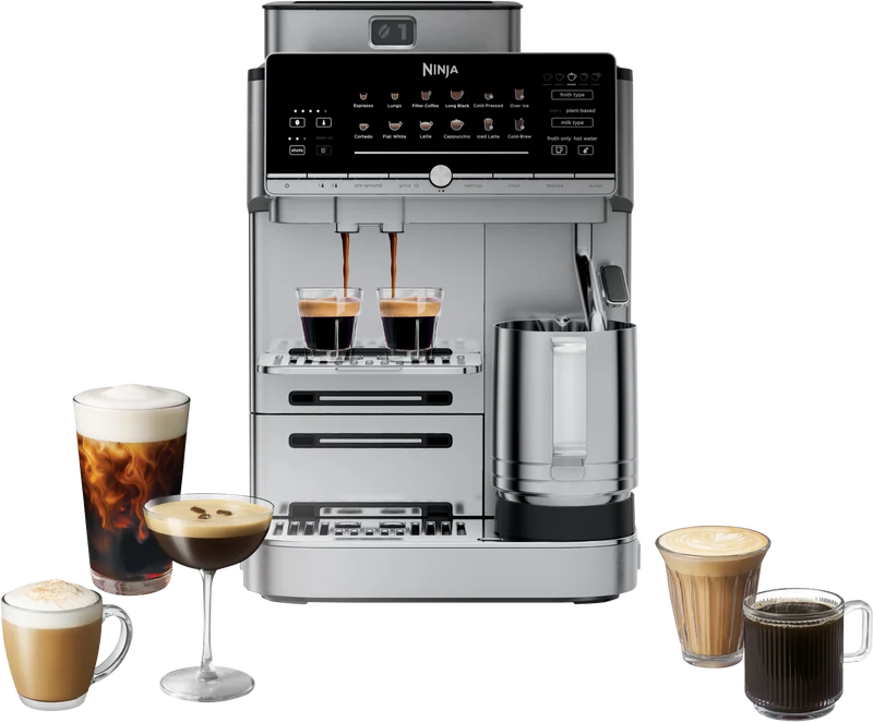 Ninja Auto Barista Pro Automatic Espresso Machine Stainless Steel