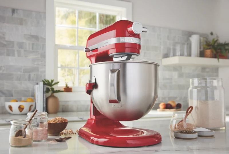 KitchenAid 6.6L Bowl Lift Stand Mixer Empire Red