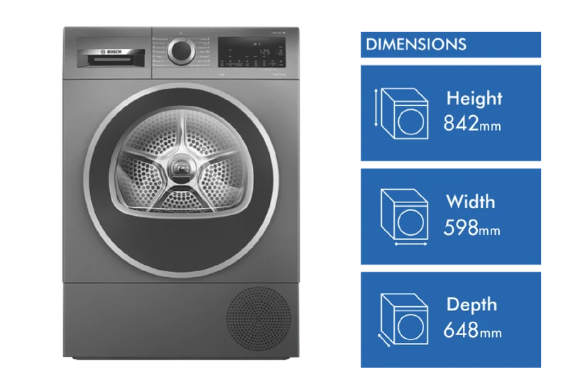 Bosch 8kg Heat Pump Dryer