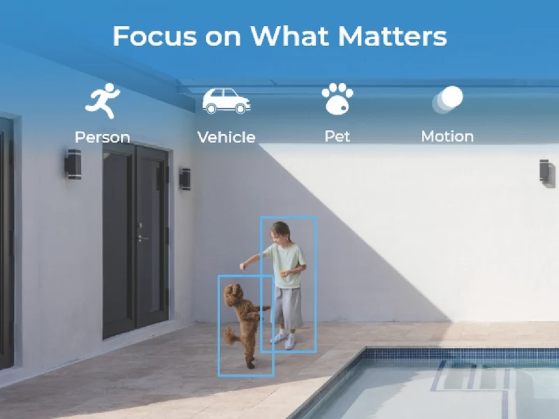 Reolink 4K Dual-Lens Wireless Security Camera + Solar Panel