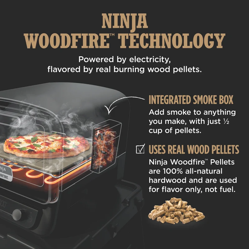 Ninja Woodfire Outdoor Oven Red