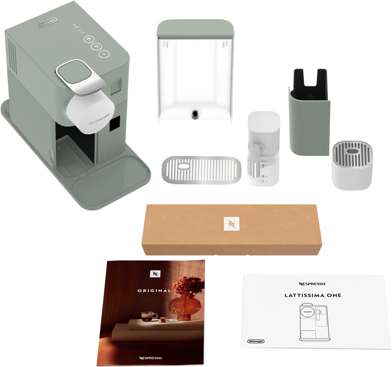 Nespresso Lattissima One Capsule Coffee Machine Green