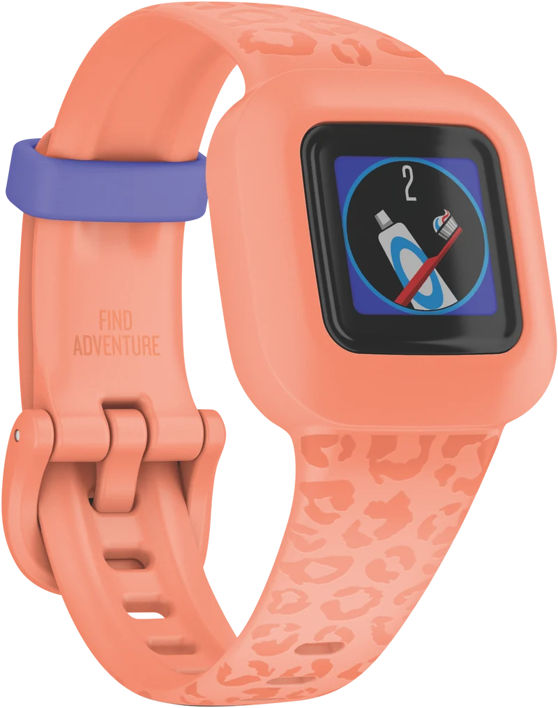 Garmin Vivofit Jr3 Peach Leopard