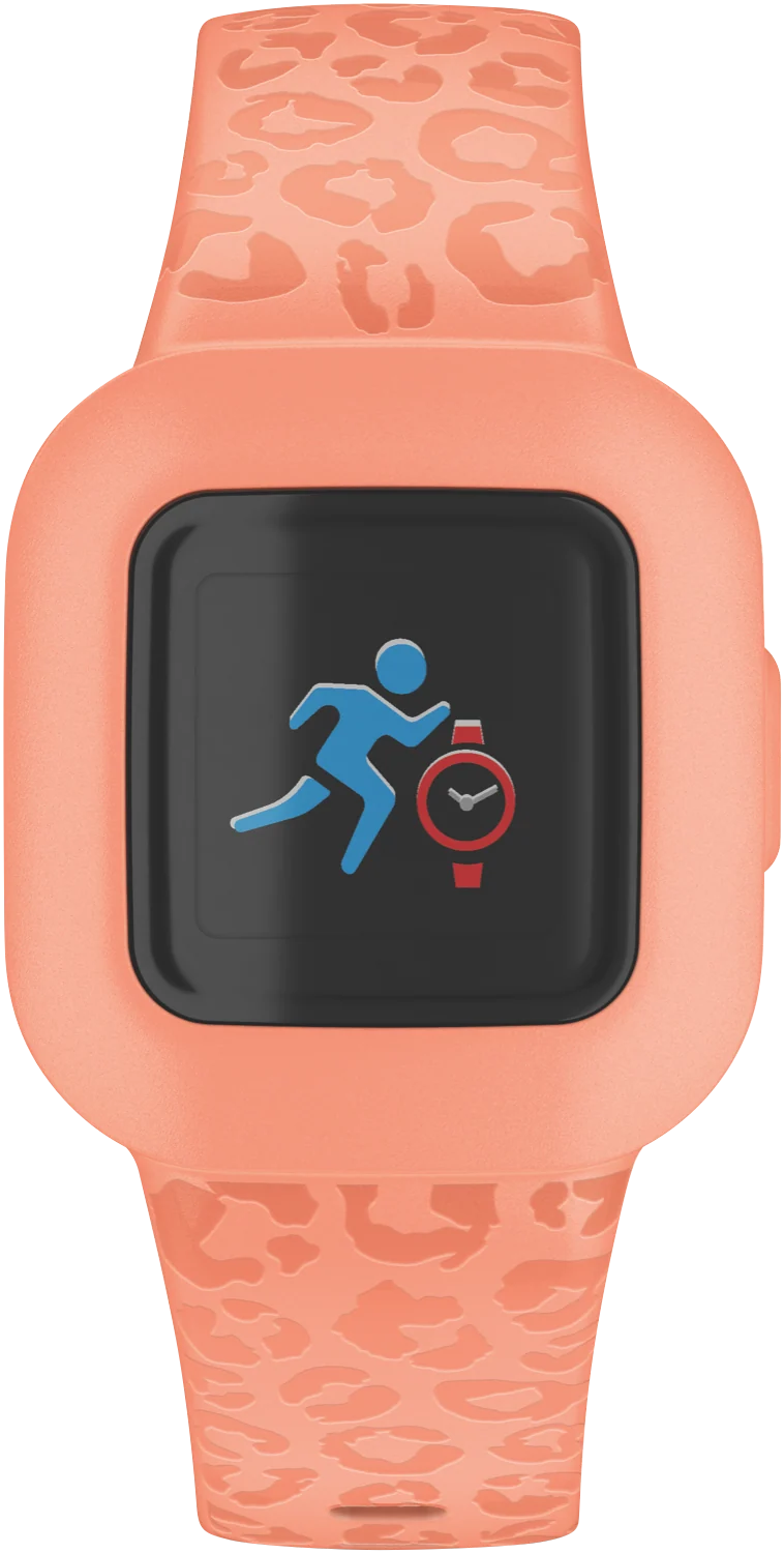 Garmin Vivofit Jr3 Peach Leopard