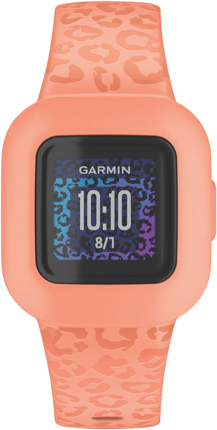 Garmin Vivofit Jr3 Peach Leopard