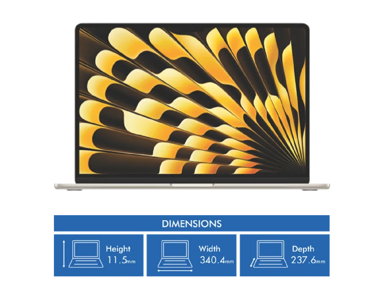 Apple MacBook Air 15" M4 chip 24GB 512GB - Starlight