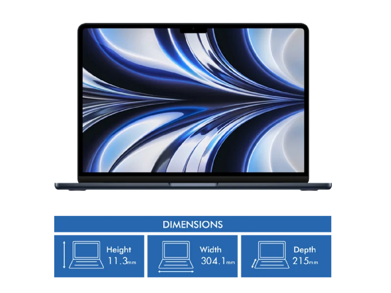 Apple MacBook Air 13" with M2 chip 16GB 256GB - Midnight