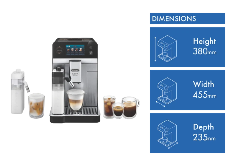 DeLonghi Eletta Ultra Connect Fully Automatic Coffee Machine