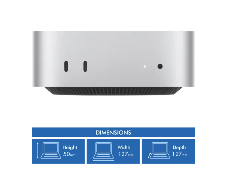 Apple Mac mini with M6 chip, 12-core CPU, 12-core GPU, 24GB, 512GB SSD