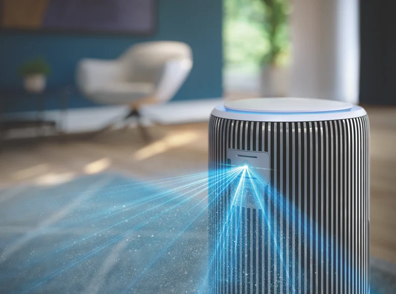 Philips 3200i Series Air Purifier Silver/White