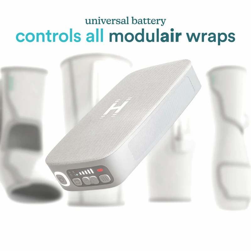 Homedics Modular Hand And Wrist Compression Wrap + Controller Light Grey