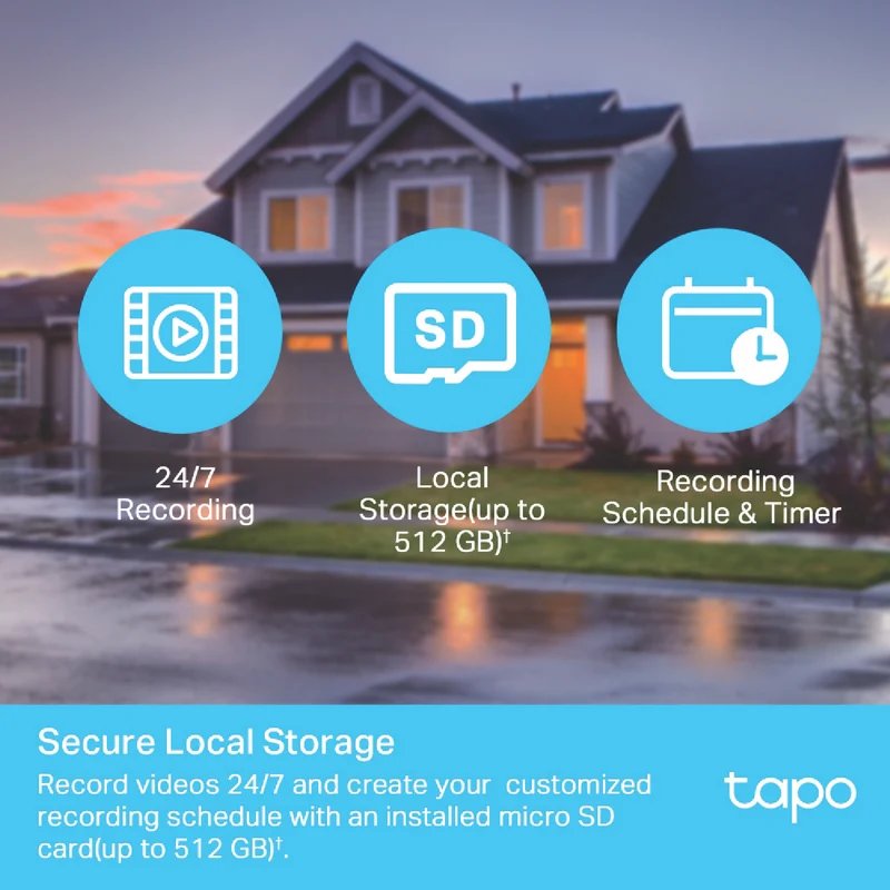 TP-LINK Outdoor HD Pan/Tilt Security Wi-Fi Camera