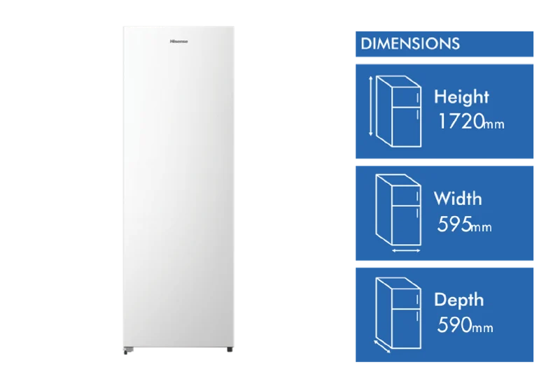 Hisense 240L Vertical Hybrid Freezer