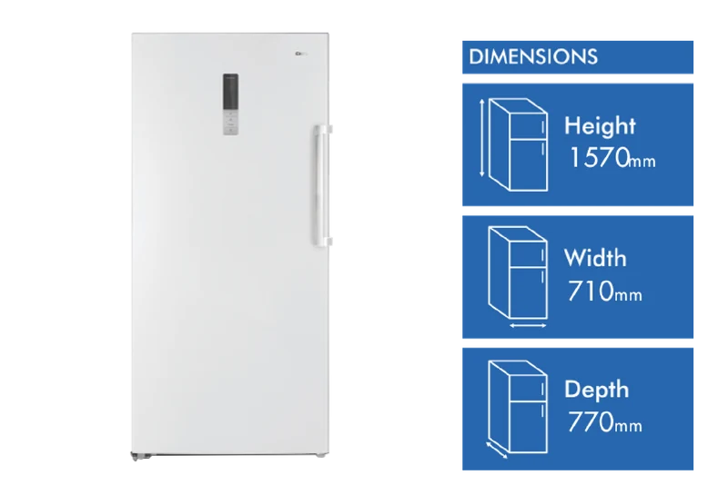 CHiQ 311L Vertical Hybrid Freezer