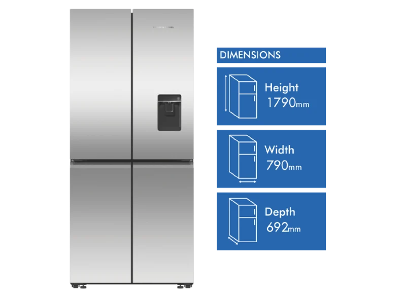 Fisher & Paykel 498L Quad Door Refrigerator