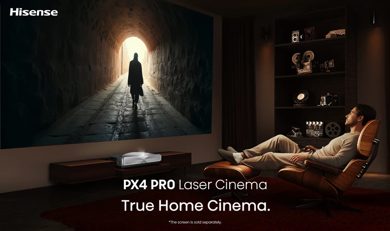 Hisense PX4 PRO 80"200" 4K RGB Triple Laser Cinema UST Projector