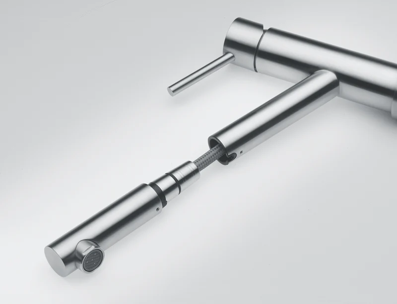 Franke Orbit Pull-Out Sink Mixer, Stainless Steel