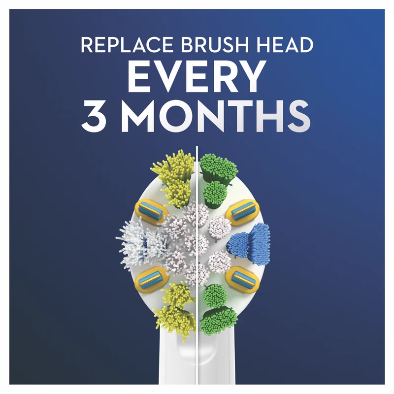 Oral B Floss Action Replacement Brush Head 3pk