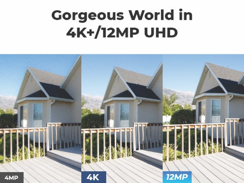 Reolink 8-Channel NVR x 4 12MP Security Cameras