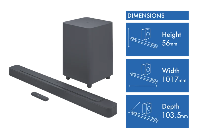 JBL Bar500 5.1 590W Virtual Atmos Soundbar