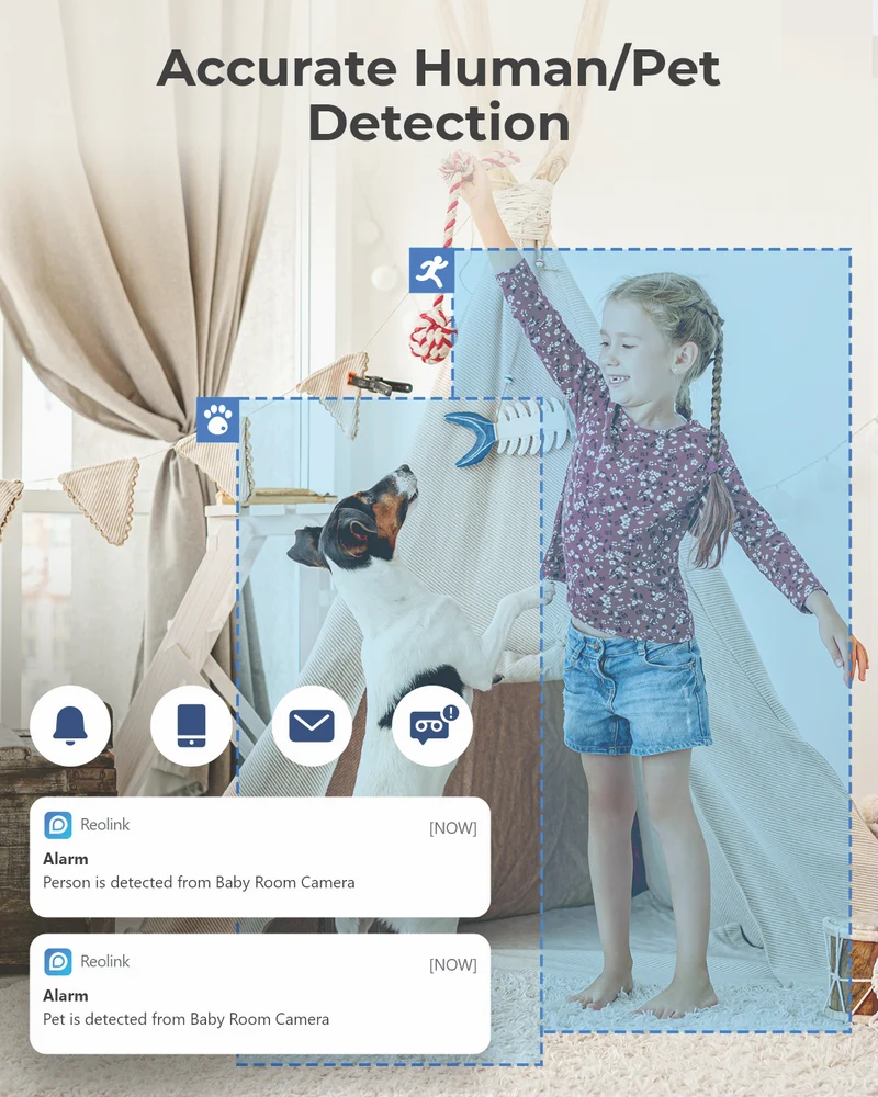 Reolink 2K Pan & Tilt Indoor WiFi Security Camera