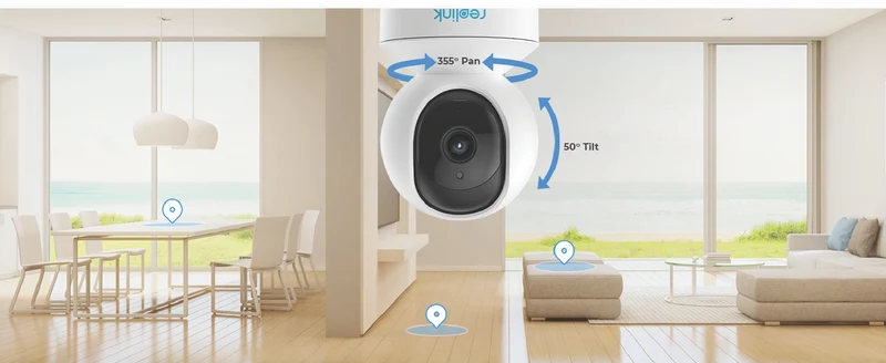 Reolink 2K Pan & Tilt Indoor WiFi Security Camera