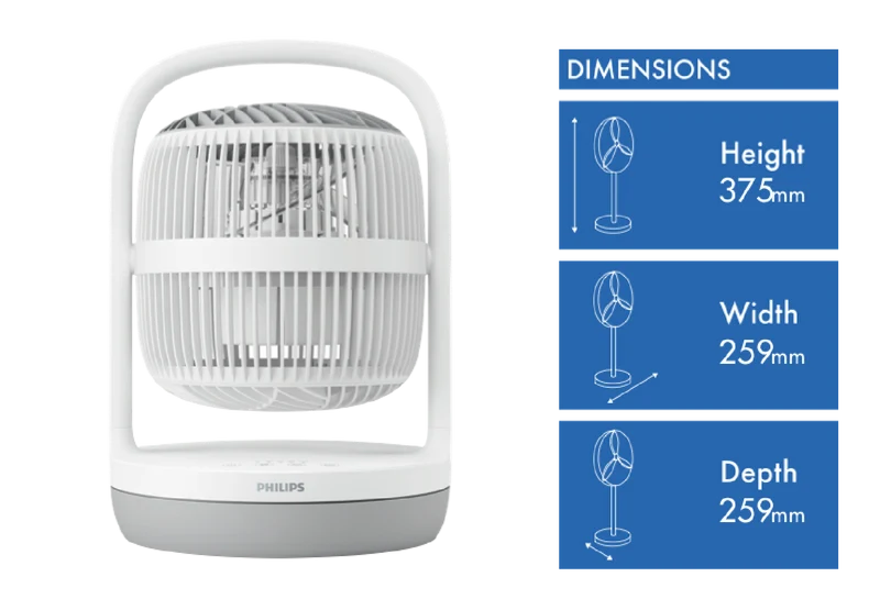 Philips 2000 Series Desk Fan White