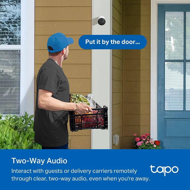 TP-LINK 2K 3MP Smart Wire-Free Security Camera