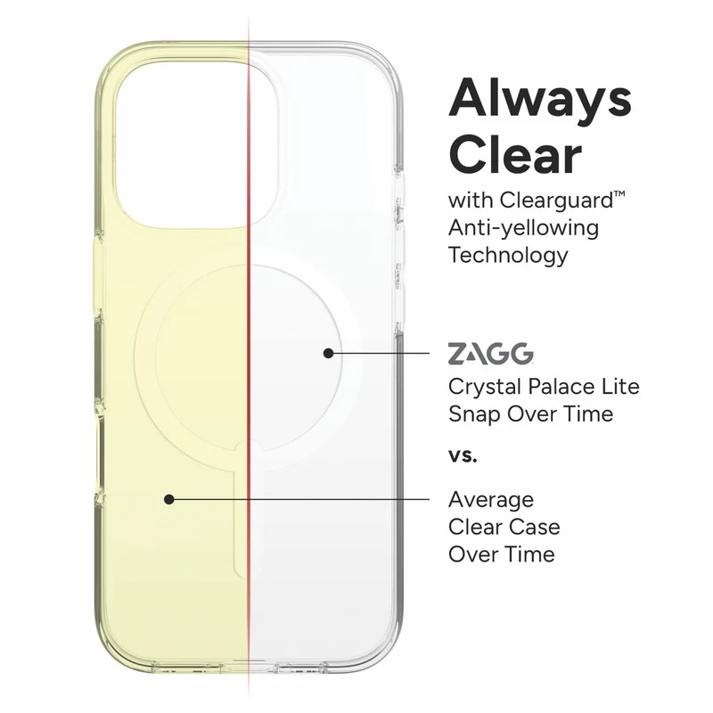 ZAGG Crystal Palace Lite Snap Case iPhone 16 Pro - Clear