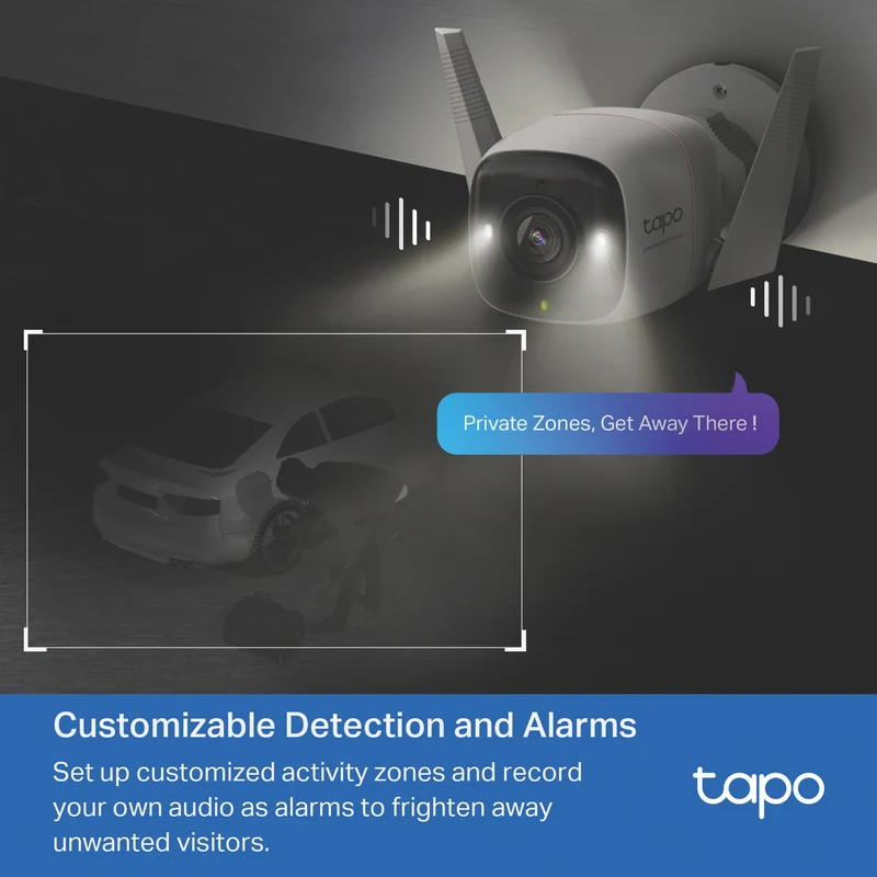 TP-LINK Tapo 2K Outdoor Security Wi-Fi Camera Pro Night Vision