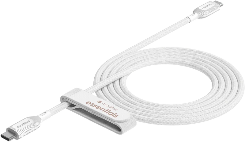 Mophie Essential USB-C-C Cable (60W) Braided 2M White