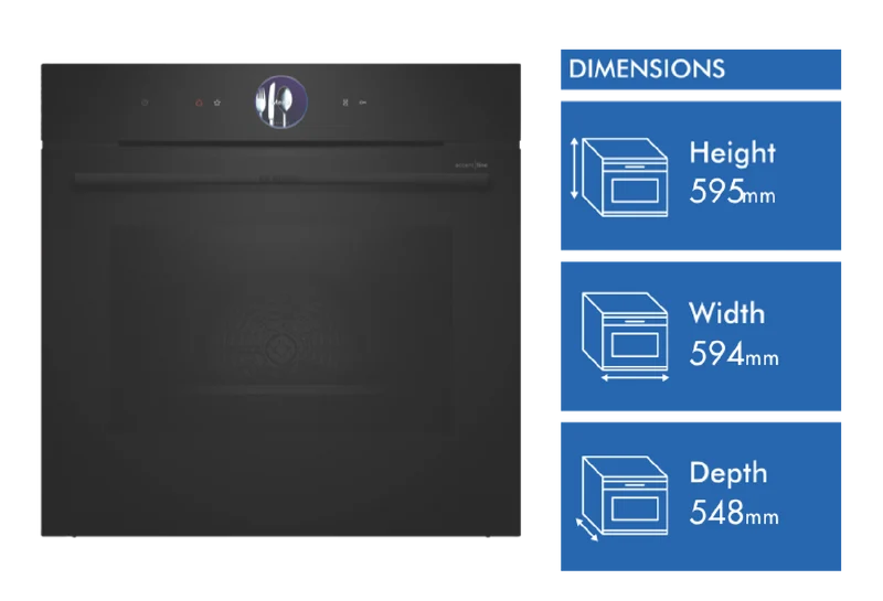 Bosch Series 8 Accentline 60cm Pyrolytic Oven